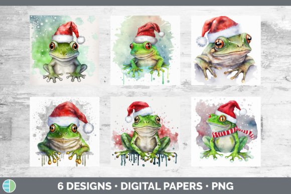 Christmas Frog Backgrounds: Festive Illustrations Review