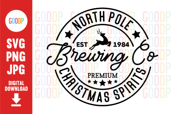 North Pole Brewing Co: Premium Christmas Illustrations